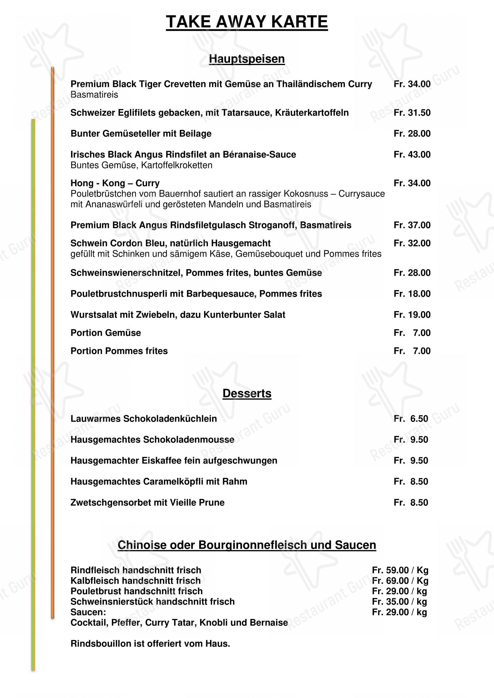 Ночное меню per Ried in Freienbach