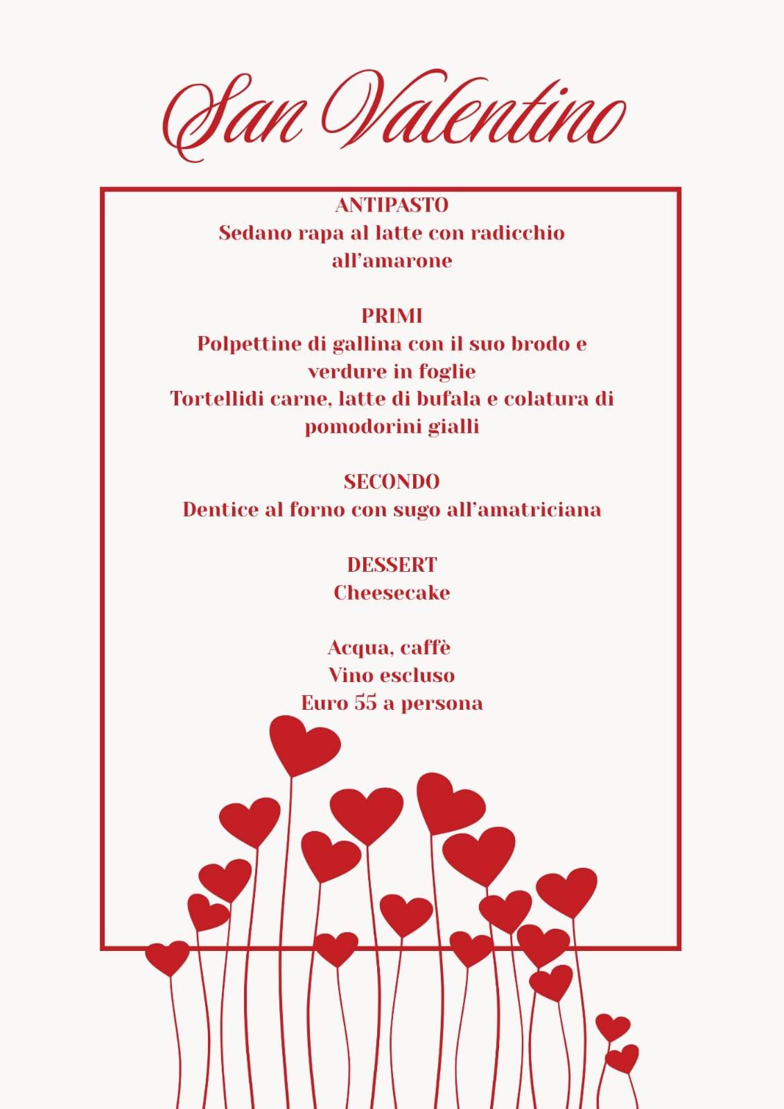 Menu di Ristorante Scamperle Alla Rosa 