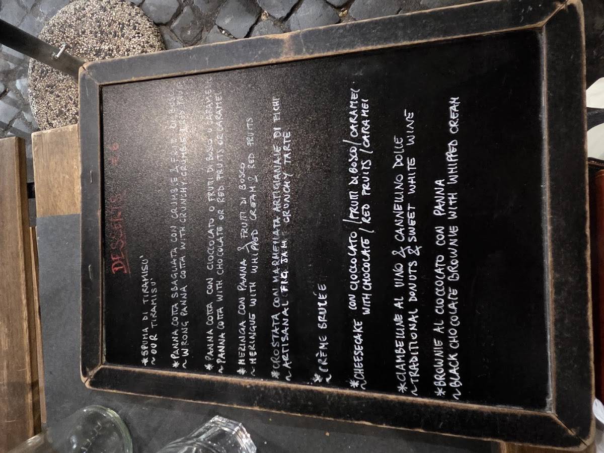 Menu di Ristorante Broccoletti 