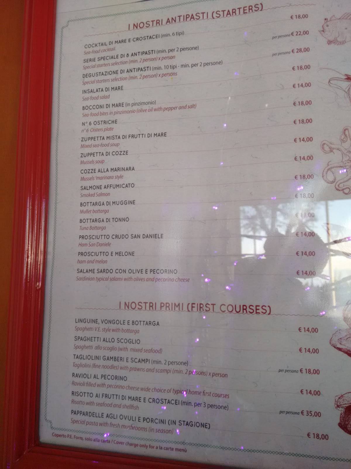 Menu di Ristorante Da Ugo 