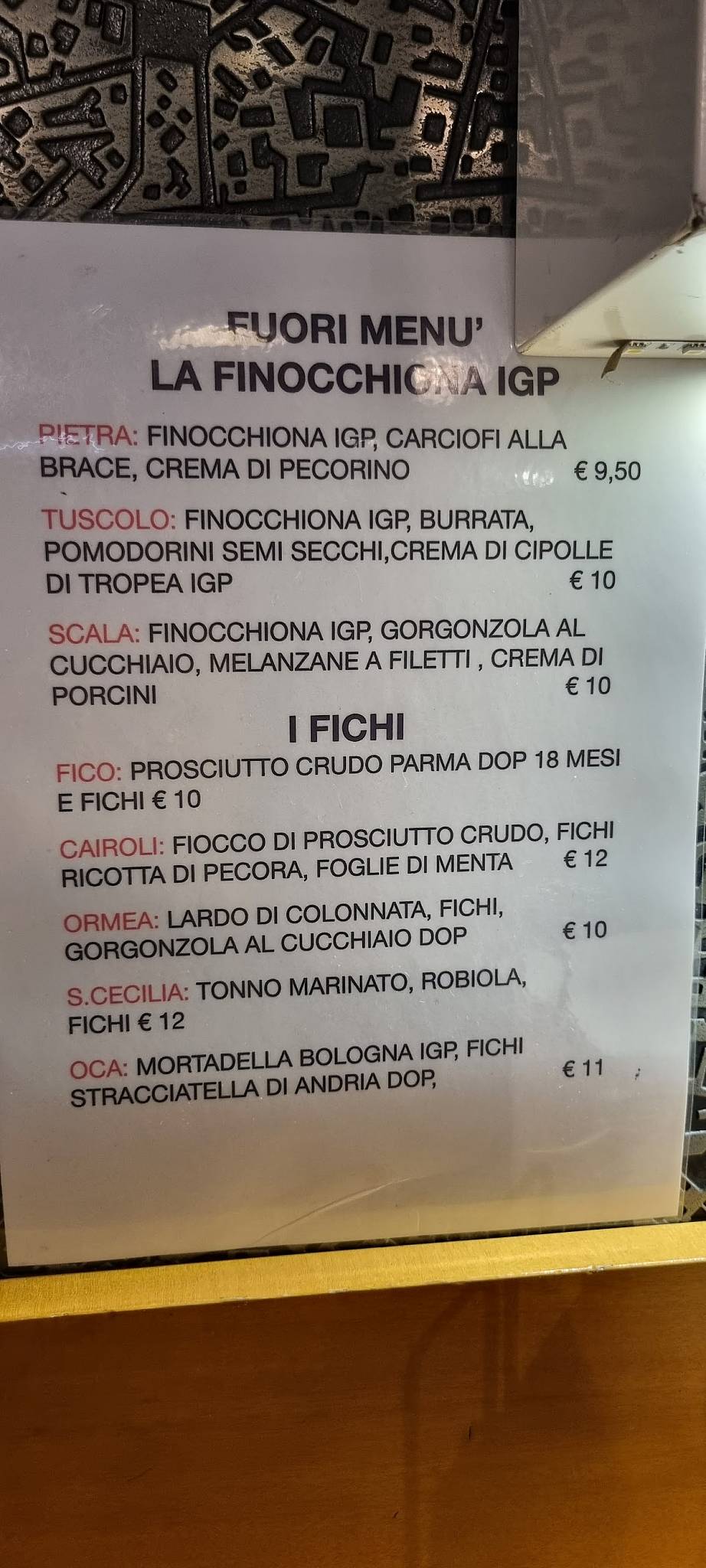 Menu di 200 Gradi 