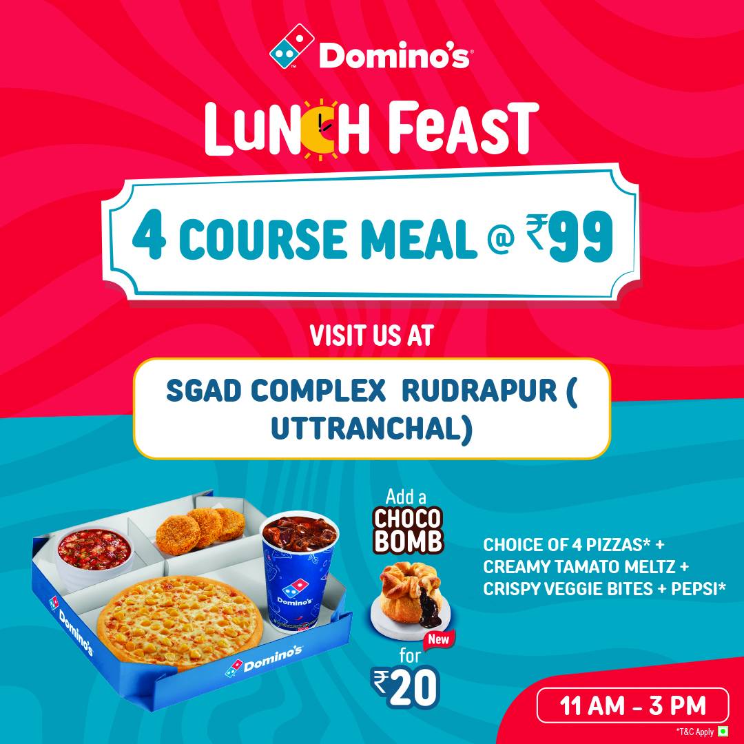 Domino's Pizza Rudrapur, Kalyanpur menu