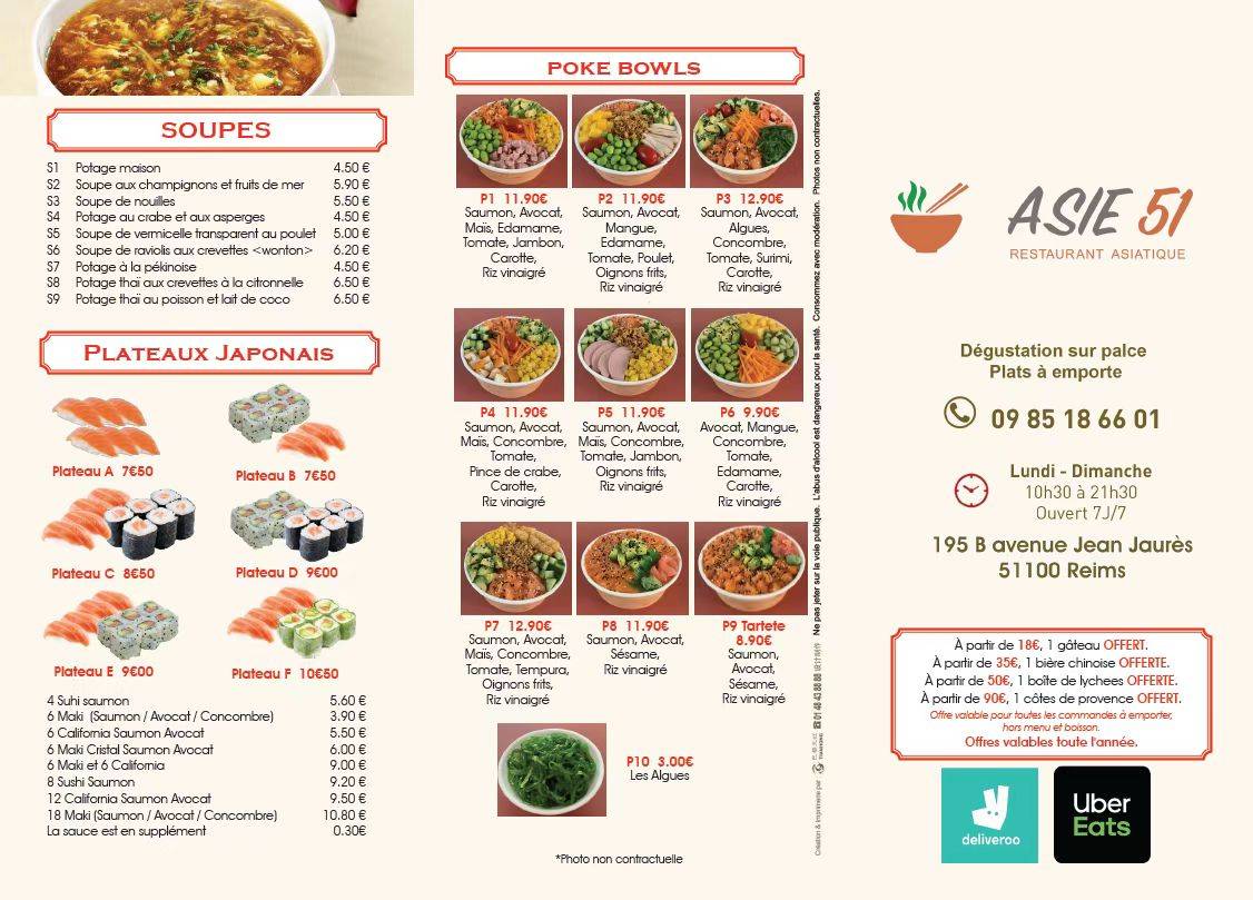 Menu de Asie 51