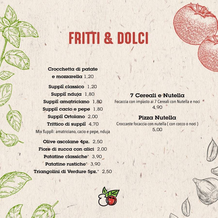 Menu di 5 Sapori - Pizza Artigianale | San Giovanni 