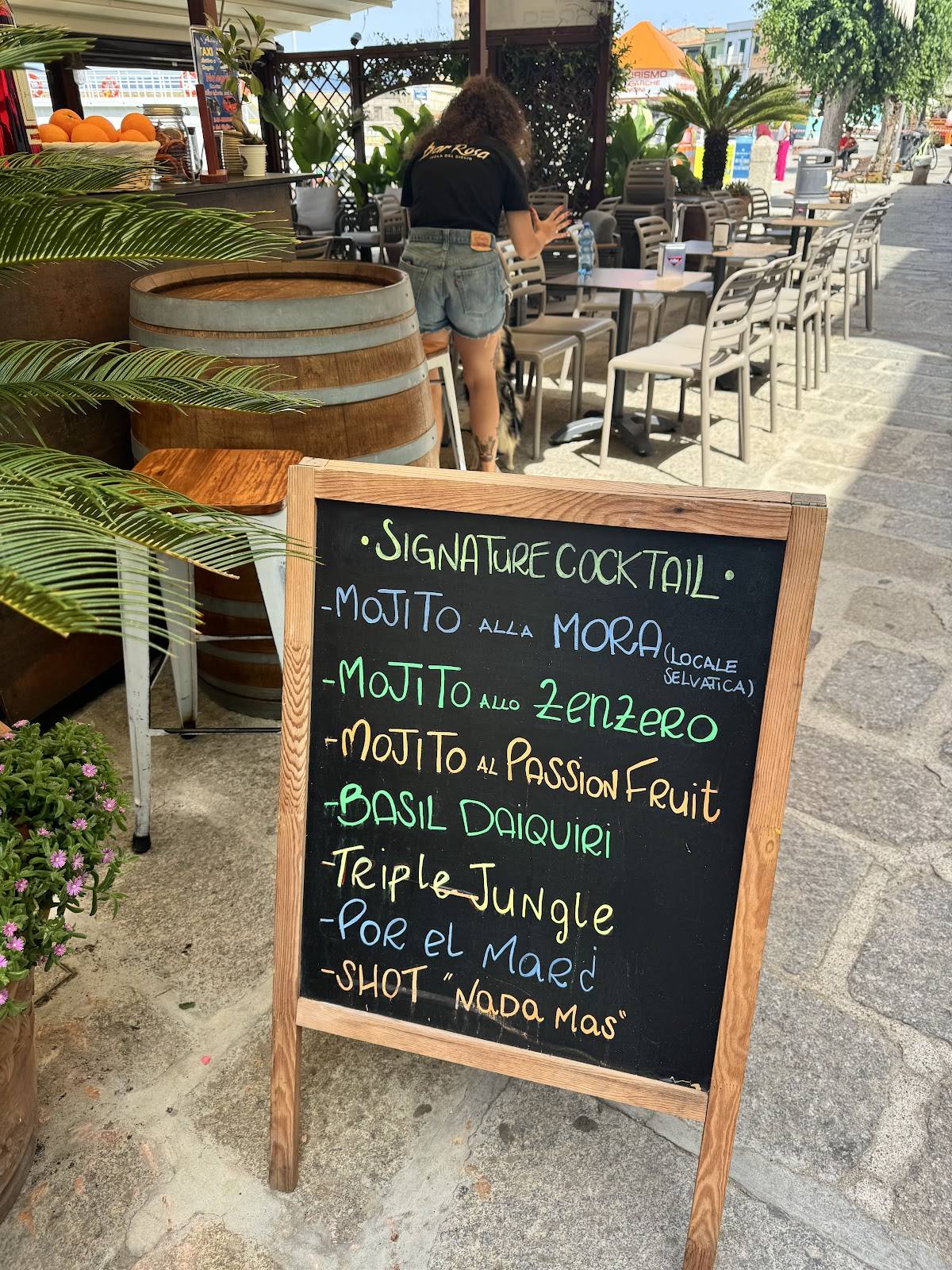 Menu di Bar Rosa 