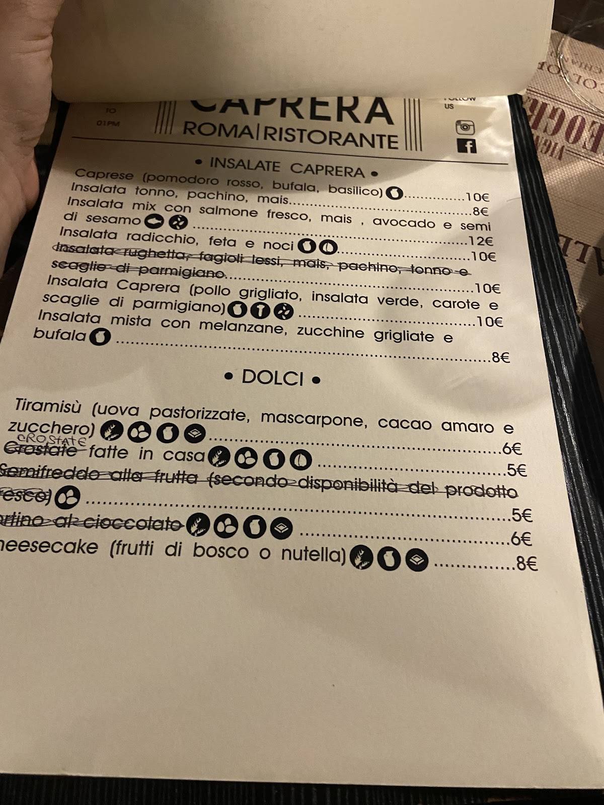 Menu di Caprera 