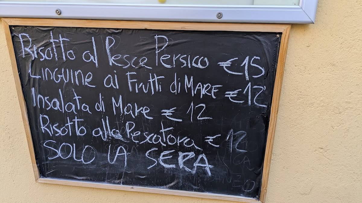 Menu di Da Rosa 