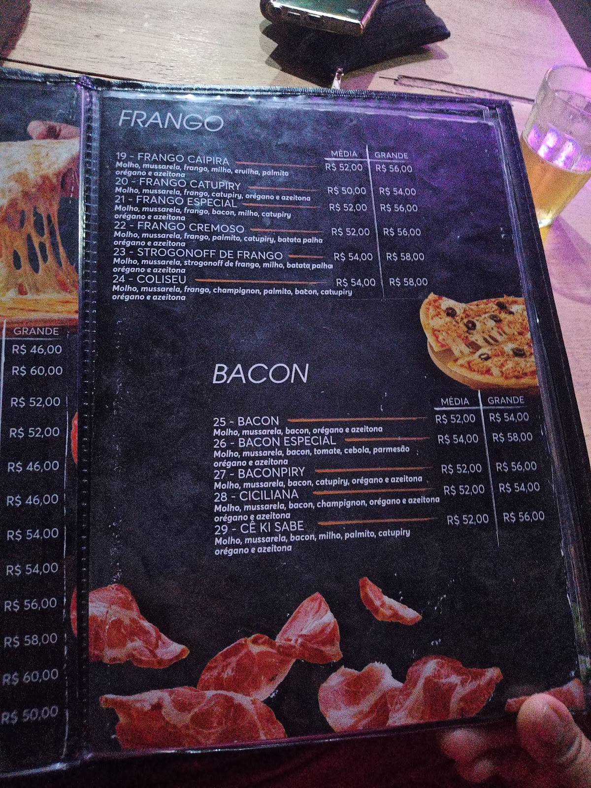 Neto Pizzaria cardápio