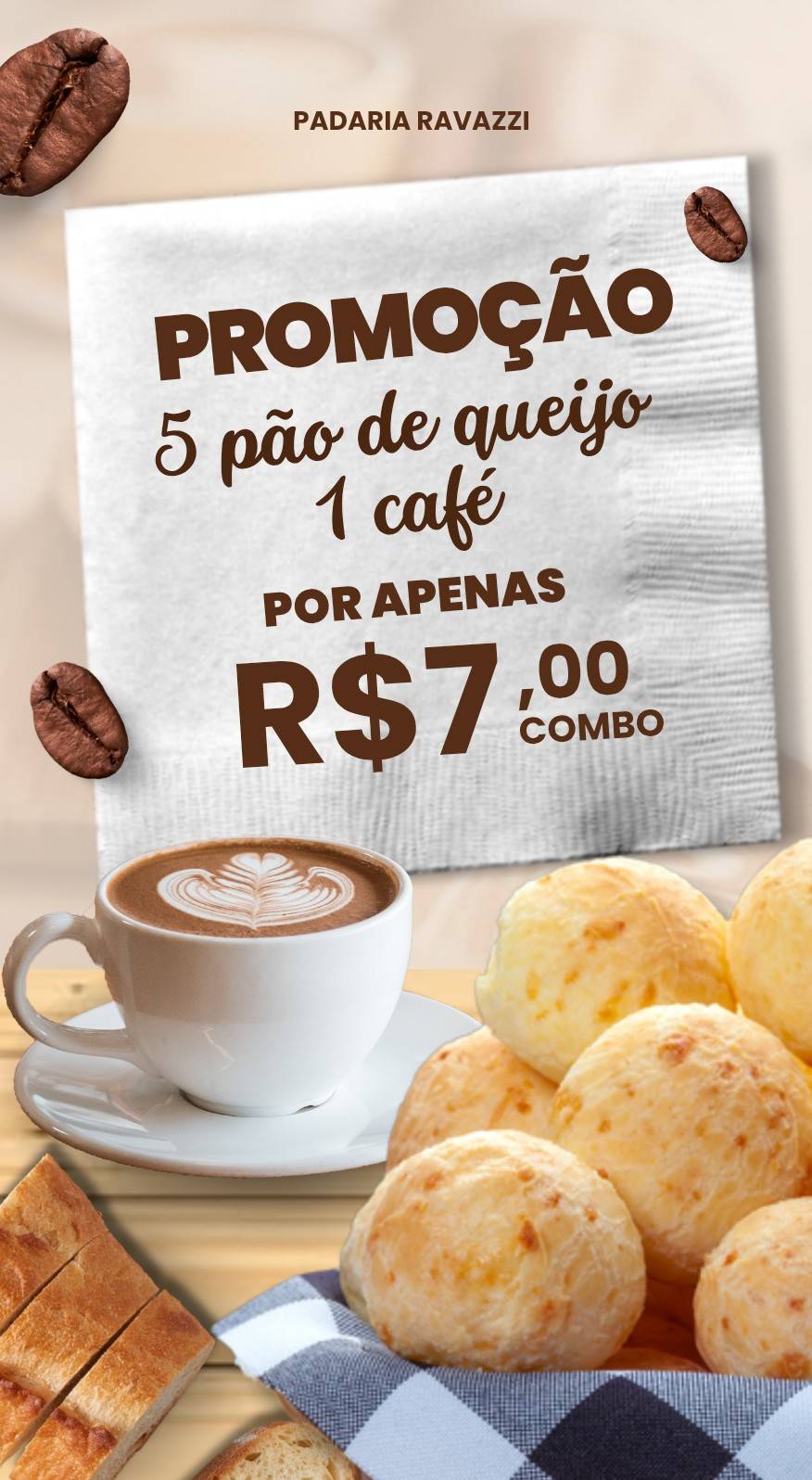 Padaria Ravazzi cardápio