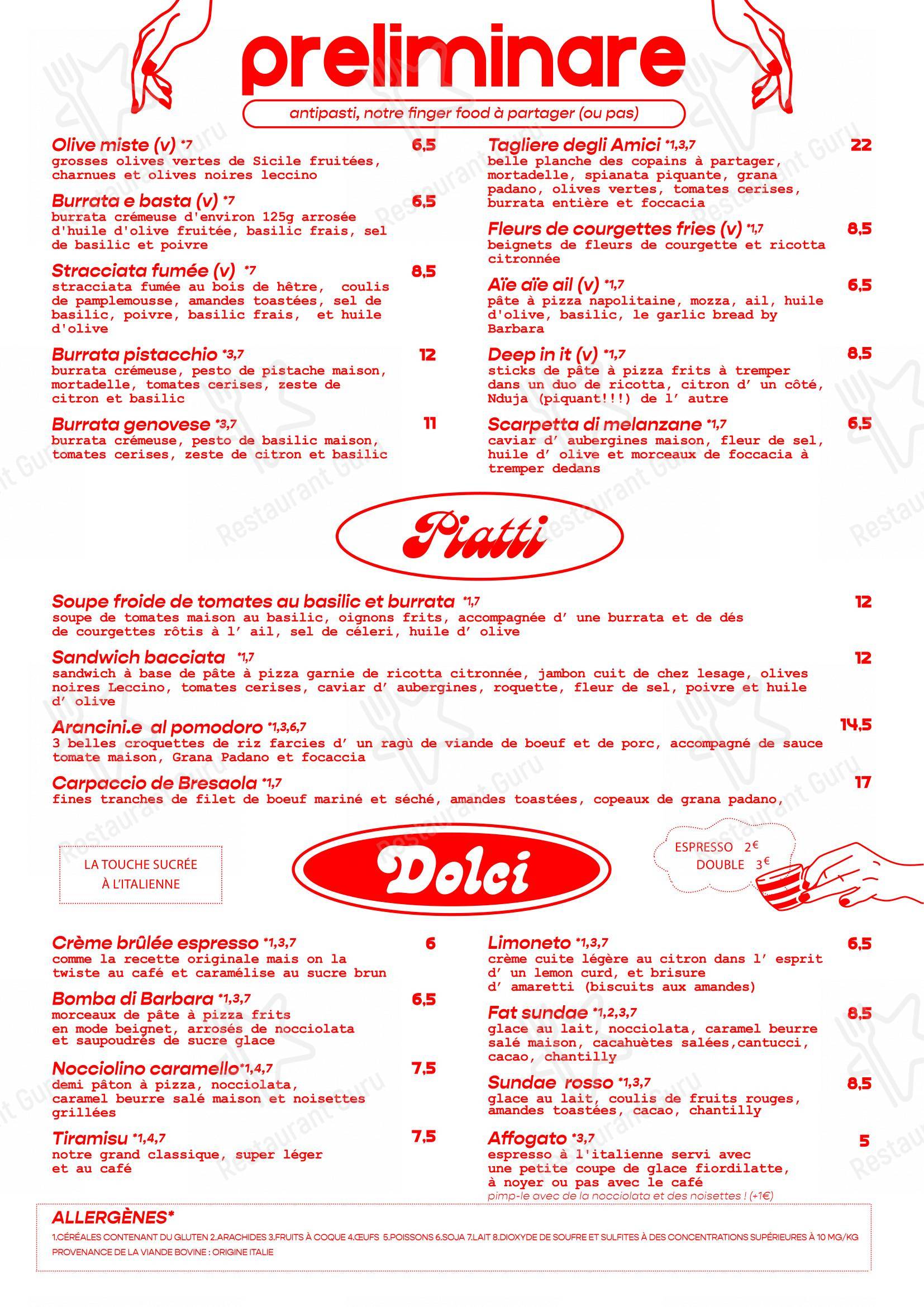 Papà Raffaele dans Lille - Takeaway Menu