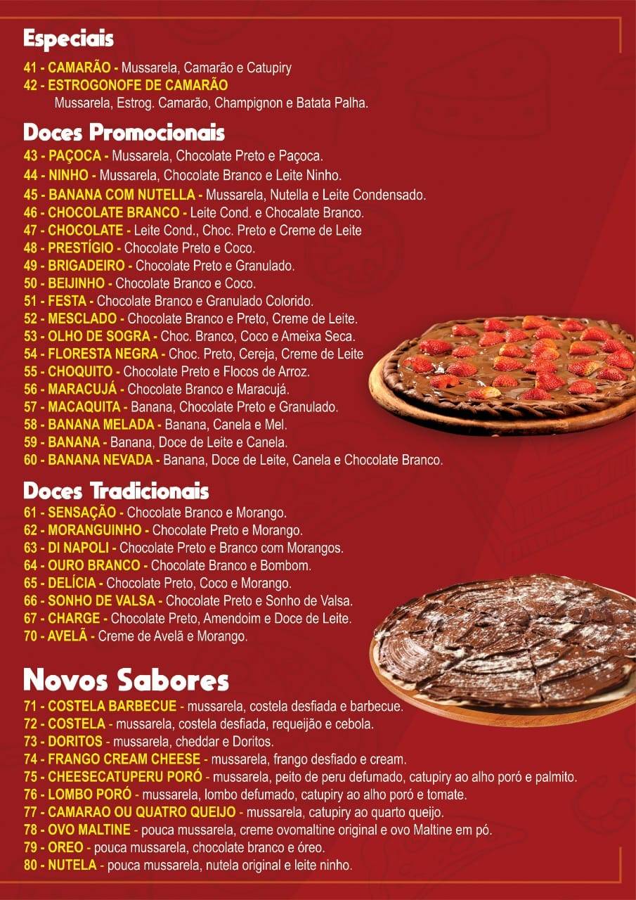 Dom Ruan Pizzas Delivery Tubarão cardápio