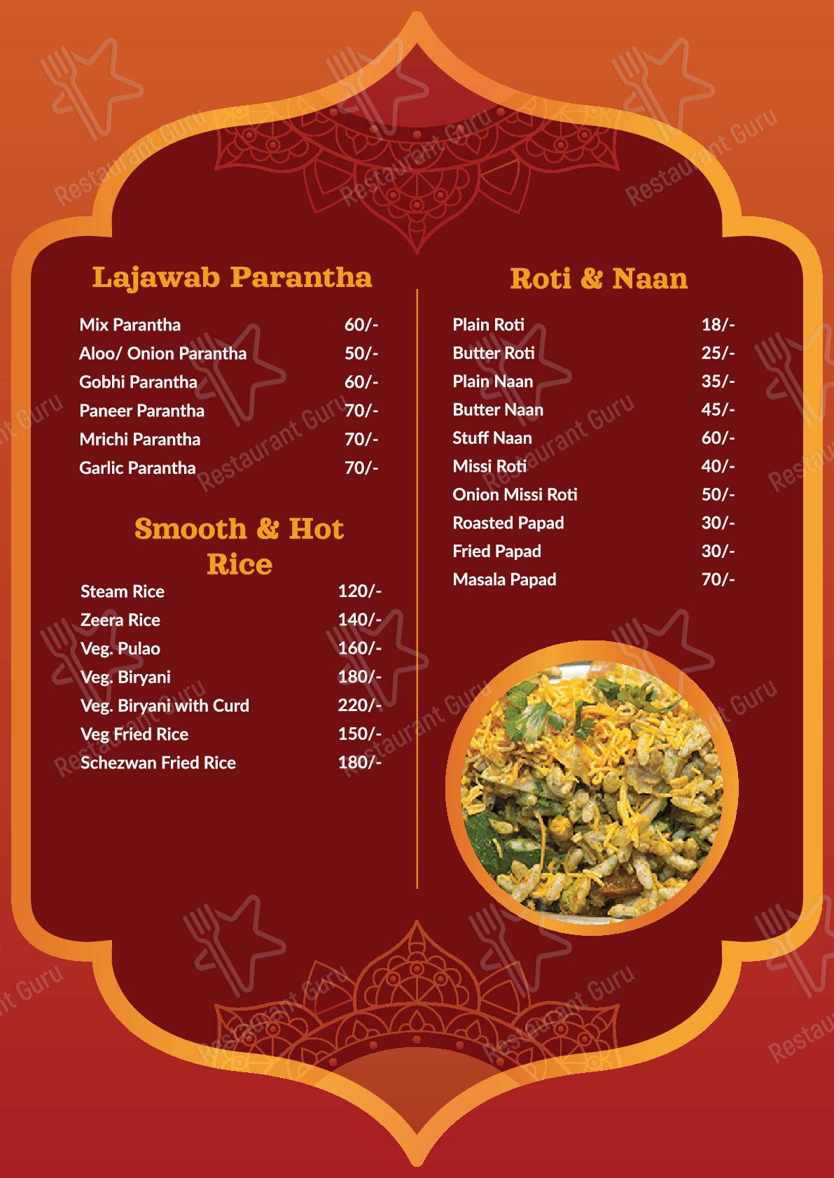 Check out the menu for R.R