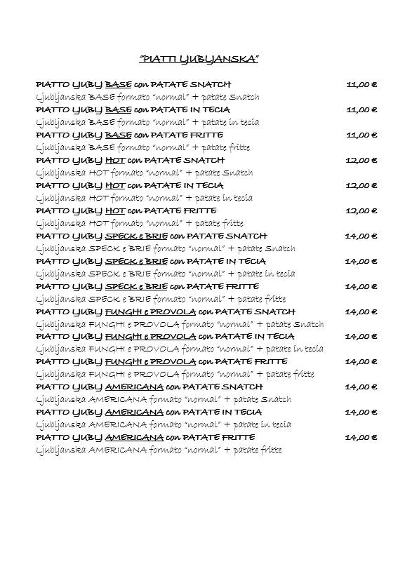 Menu di Snatch Fast Food 