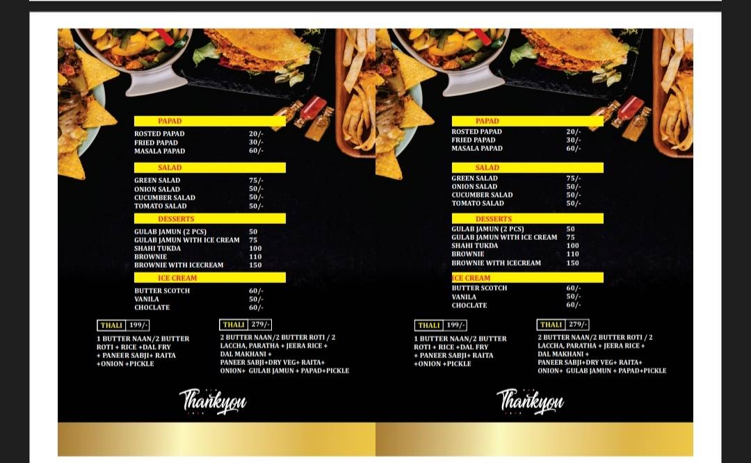 TIKKA'S RESTO menu