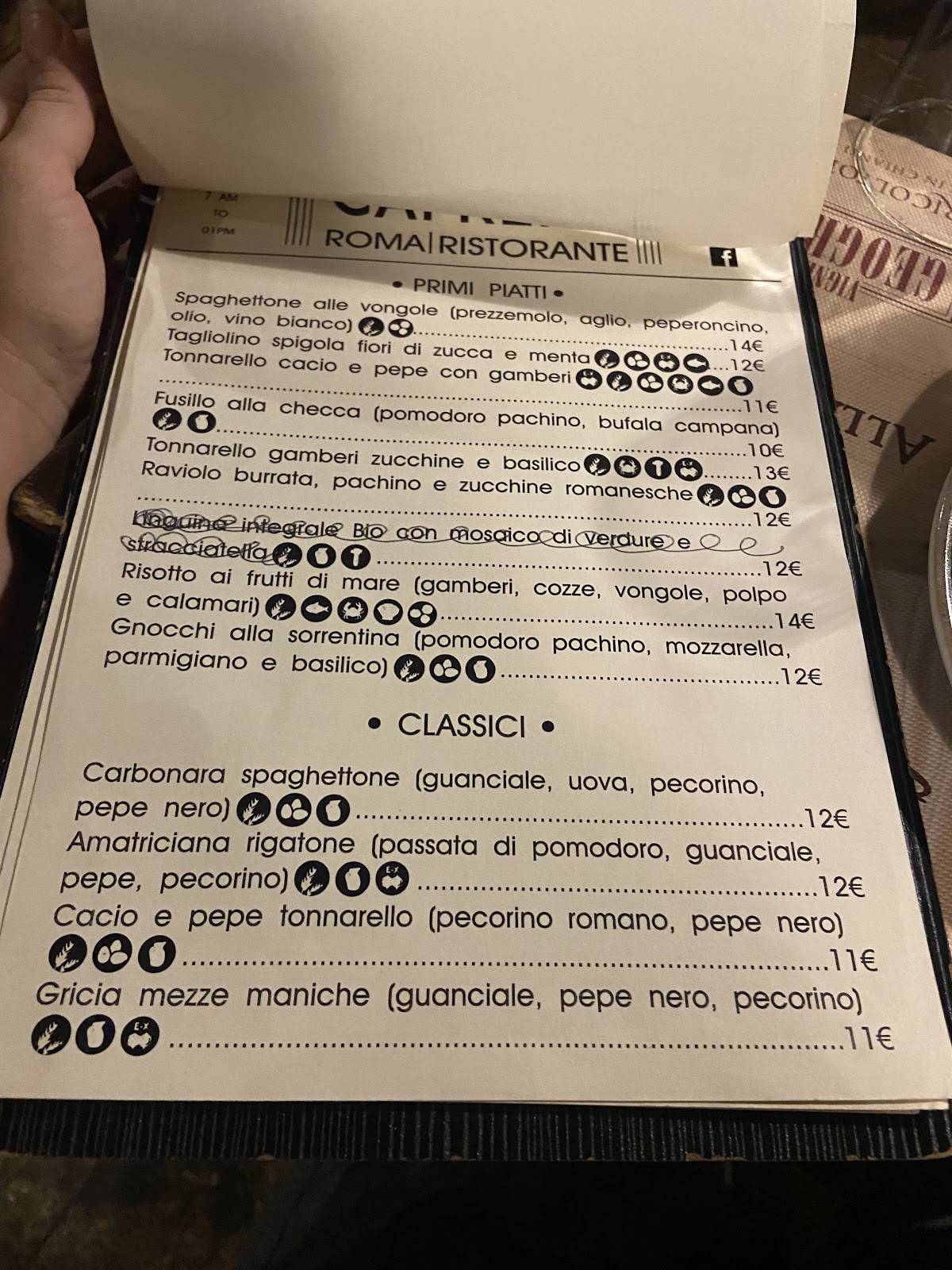 Menu di Caprera 