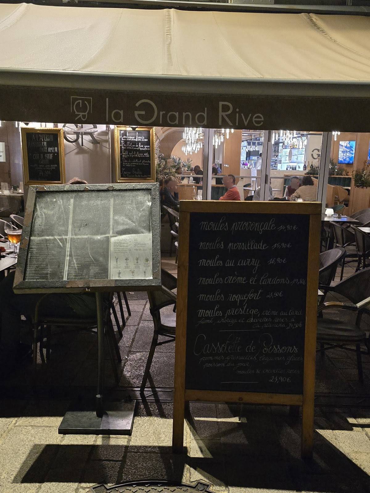 Menu de La Grand' Rive