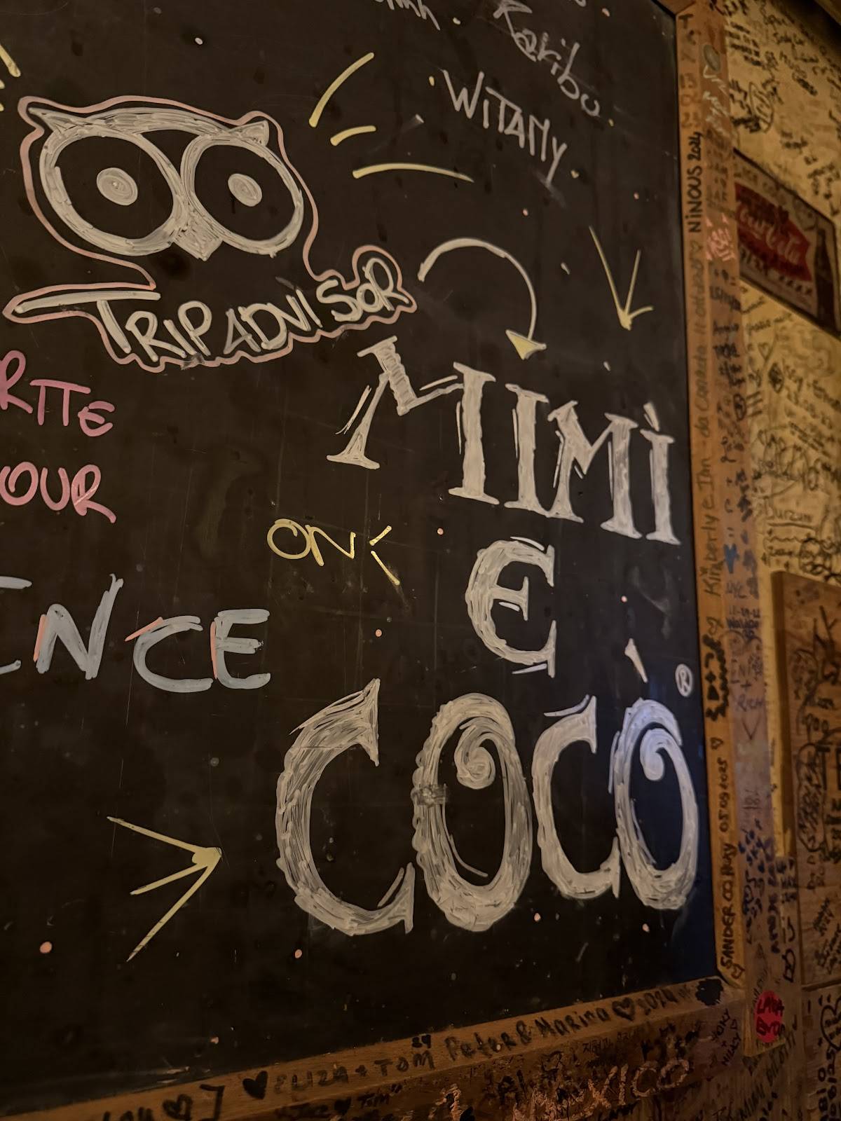 Menu di Mimì E Cocò Roma 
