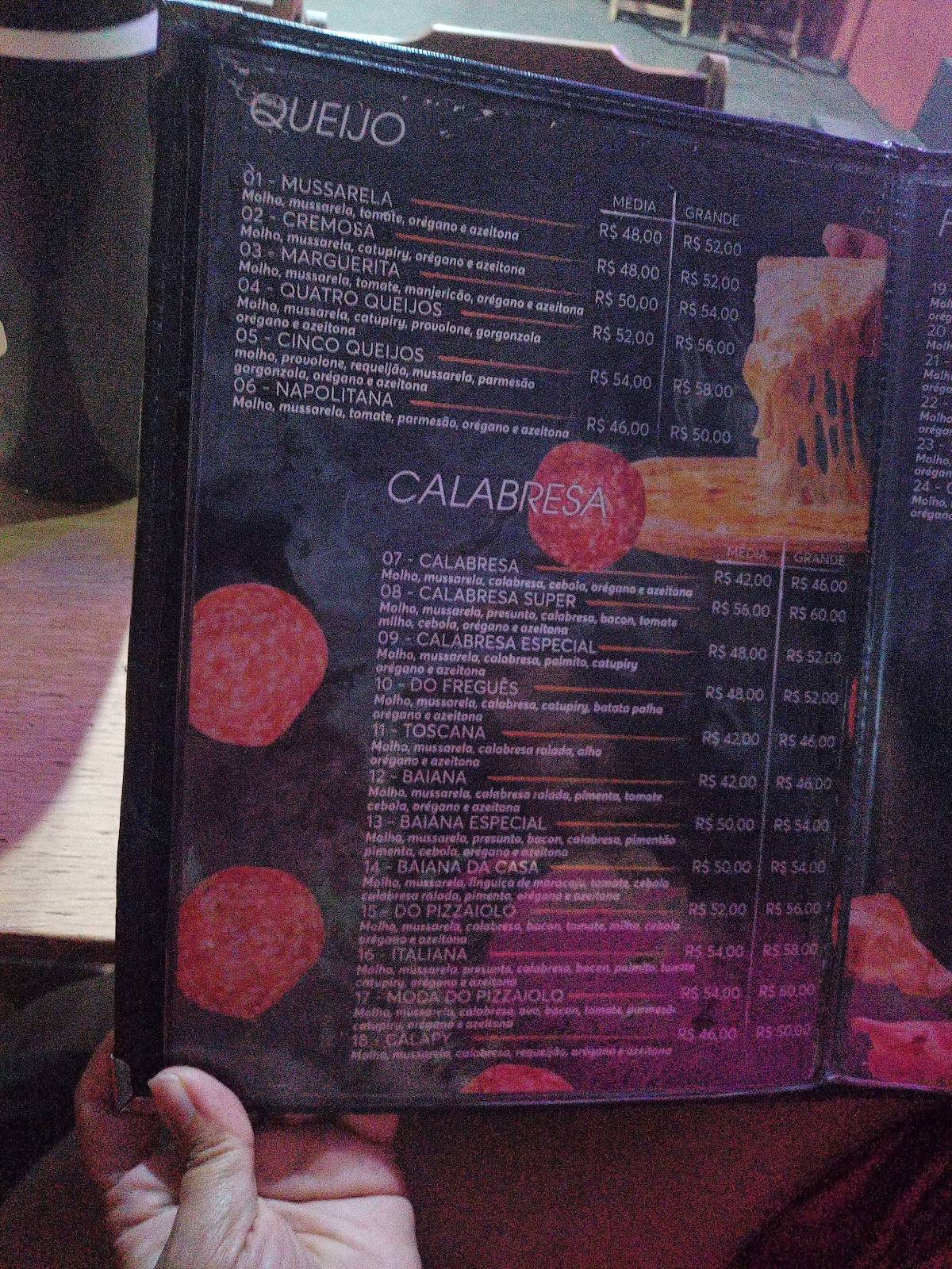 Neto Pizzaria cardápio