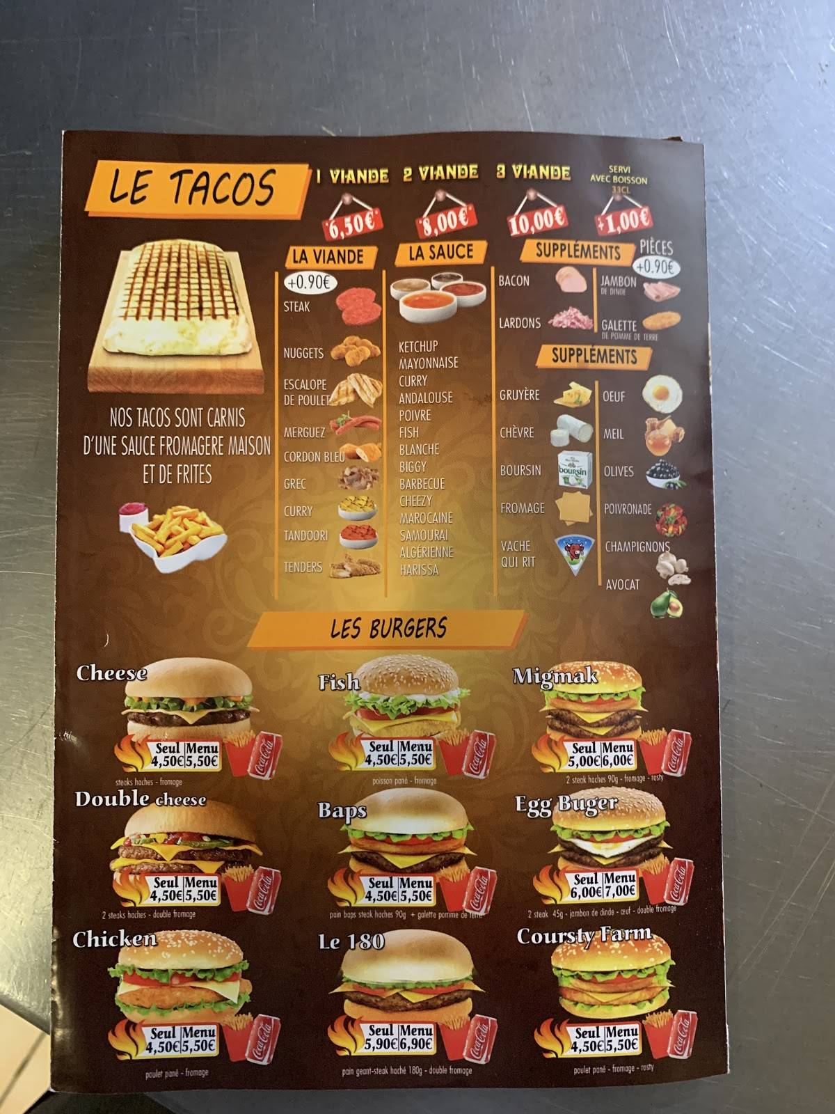 Menu de O'Chicken Rice