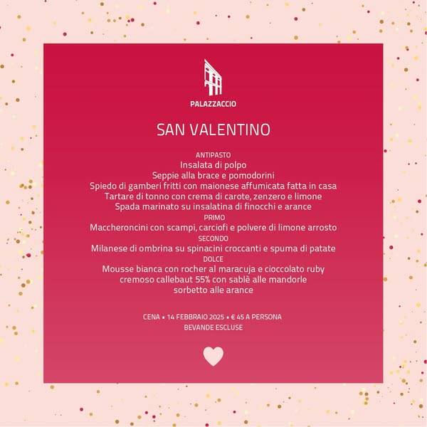 Menu di Palazzaccio Ristorante 