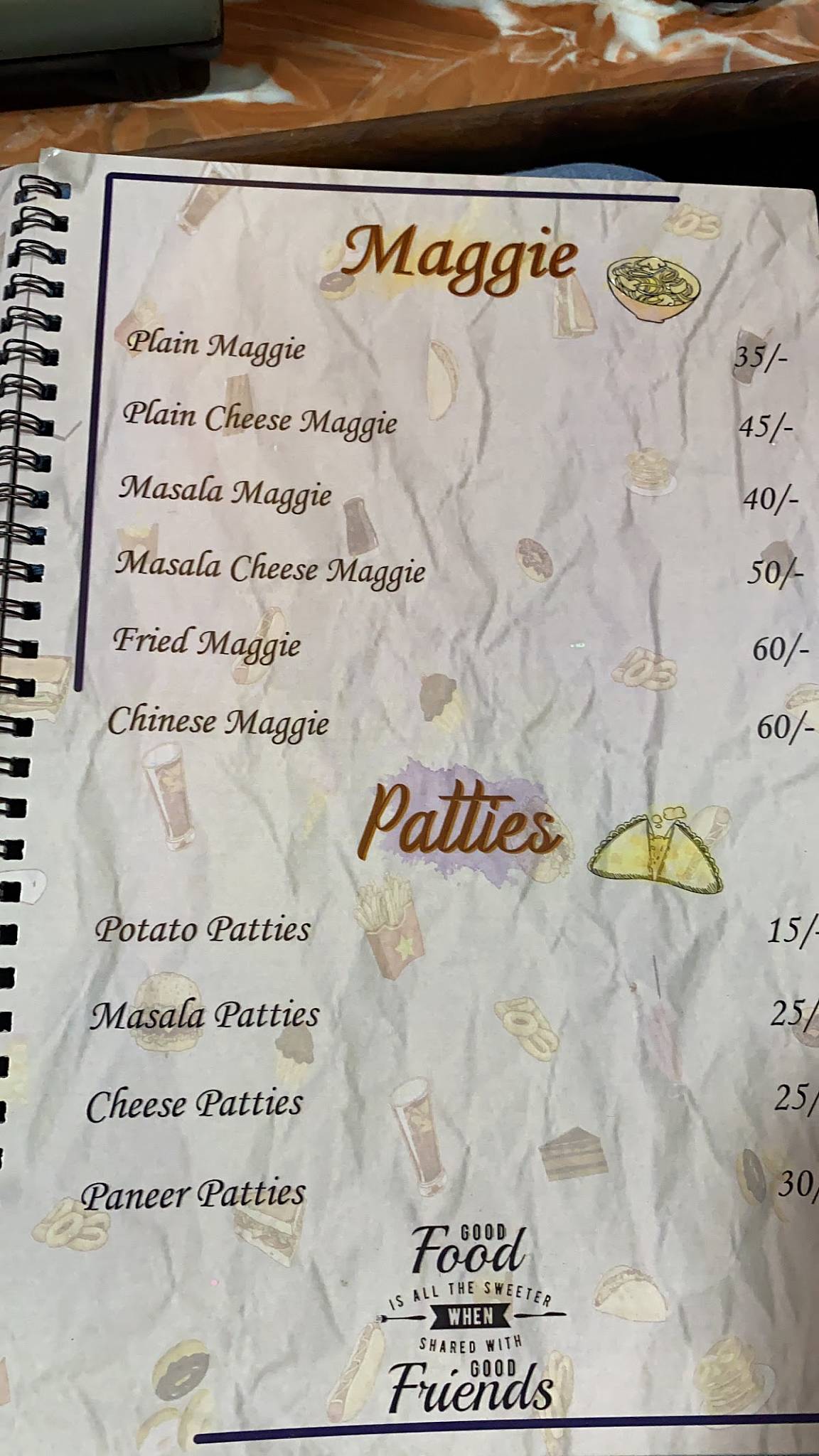 Pizza Point menu