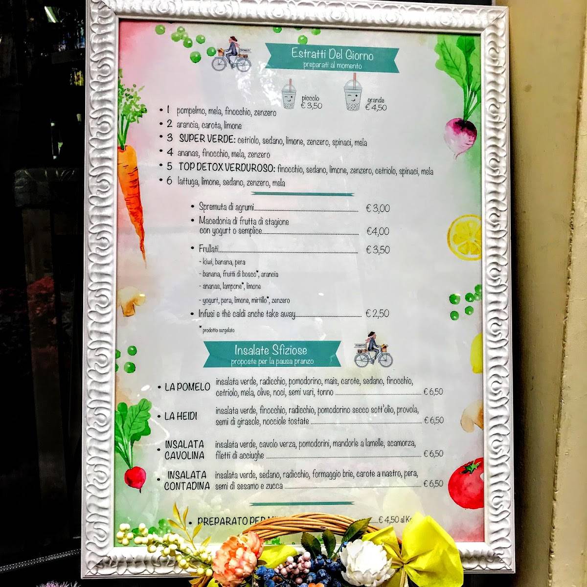 Menu di Bar Pomelo 