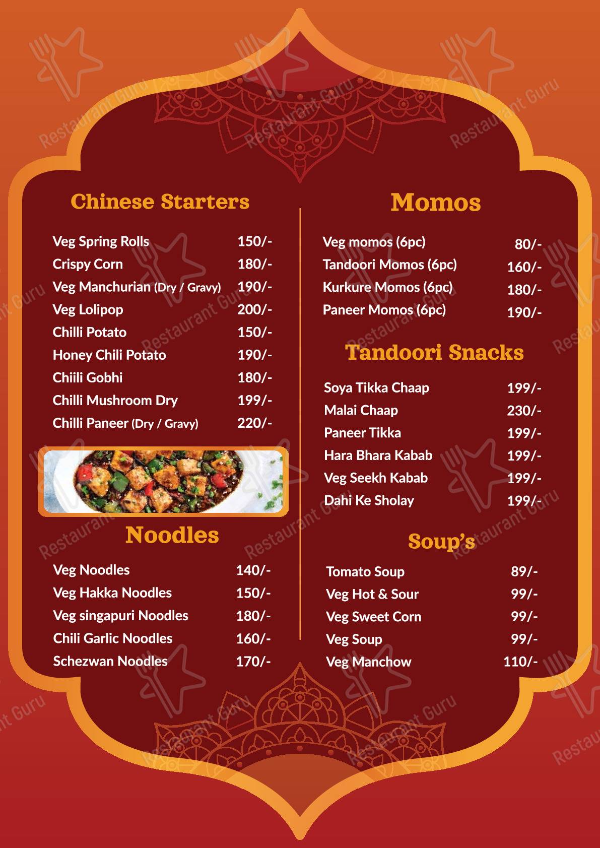 Check out the menu for R.R