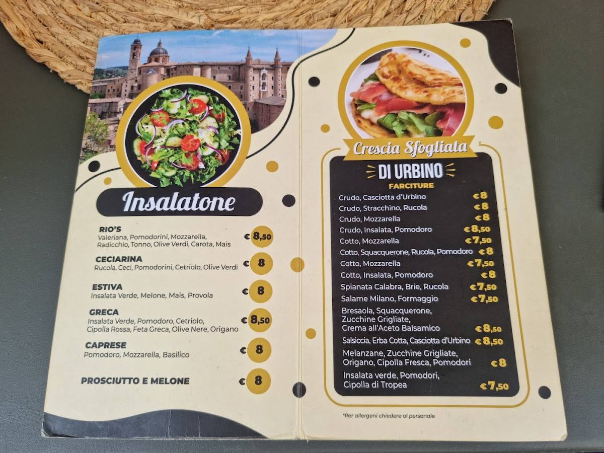 Menu di RIO’S 