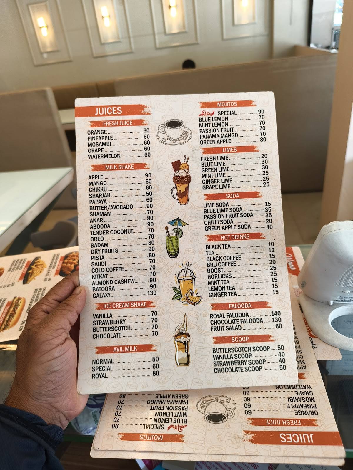 Rabooz Restaurant menu
