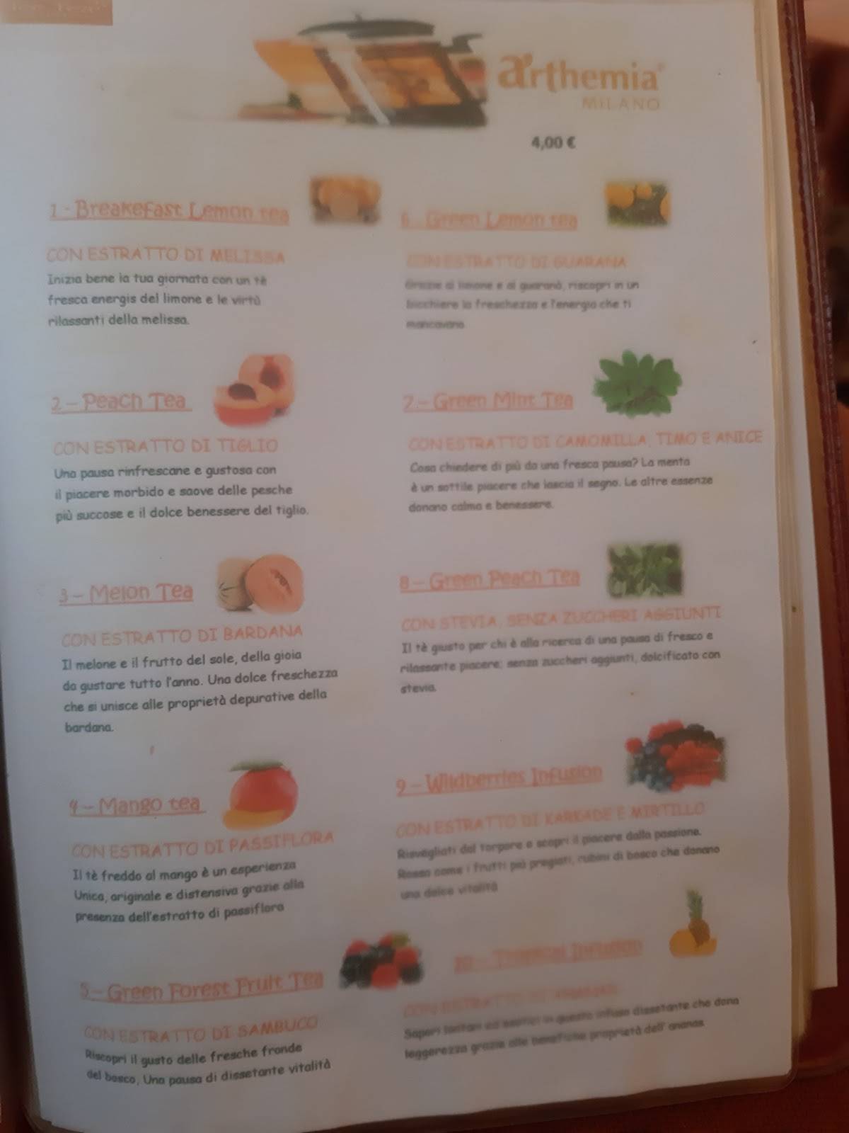 Menu di Repossi 
