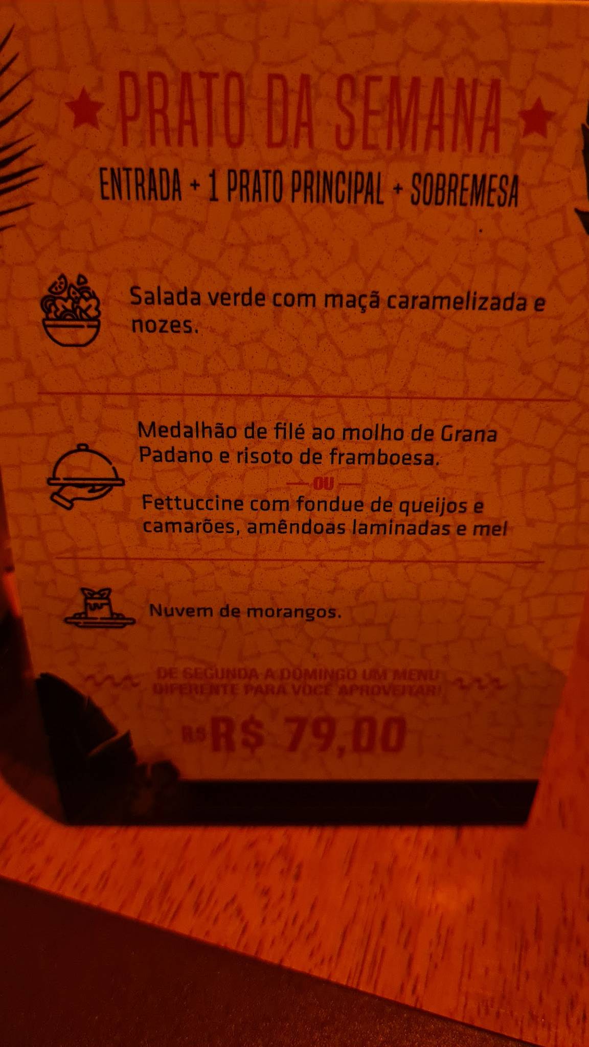 Rio Bistrô e Lounge cardápio