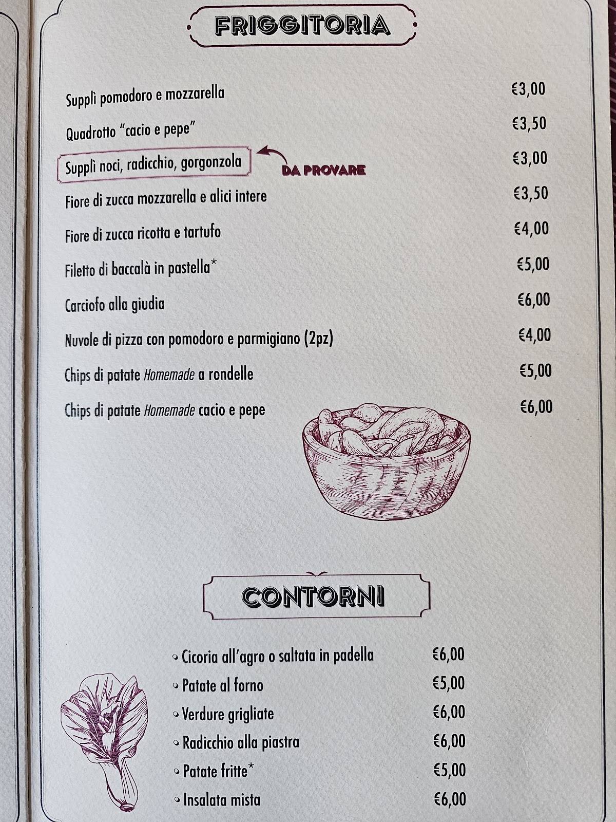 Menu di Rigatoni Conca D'Oro 