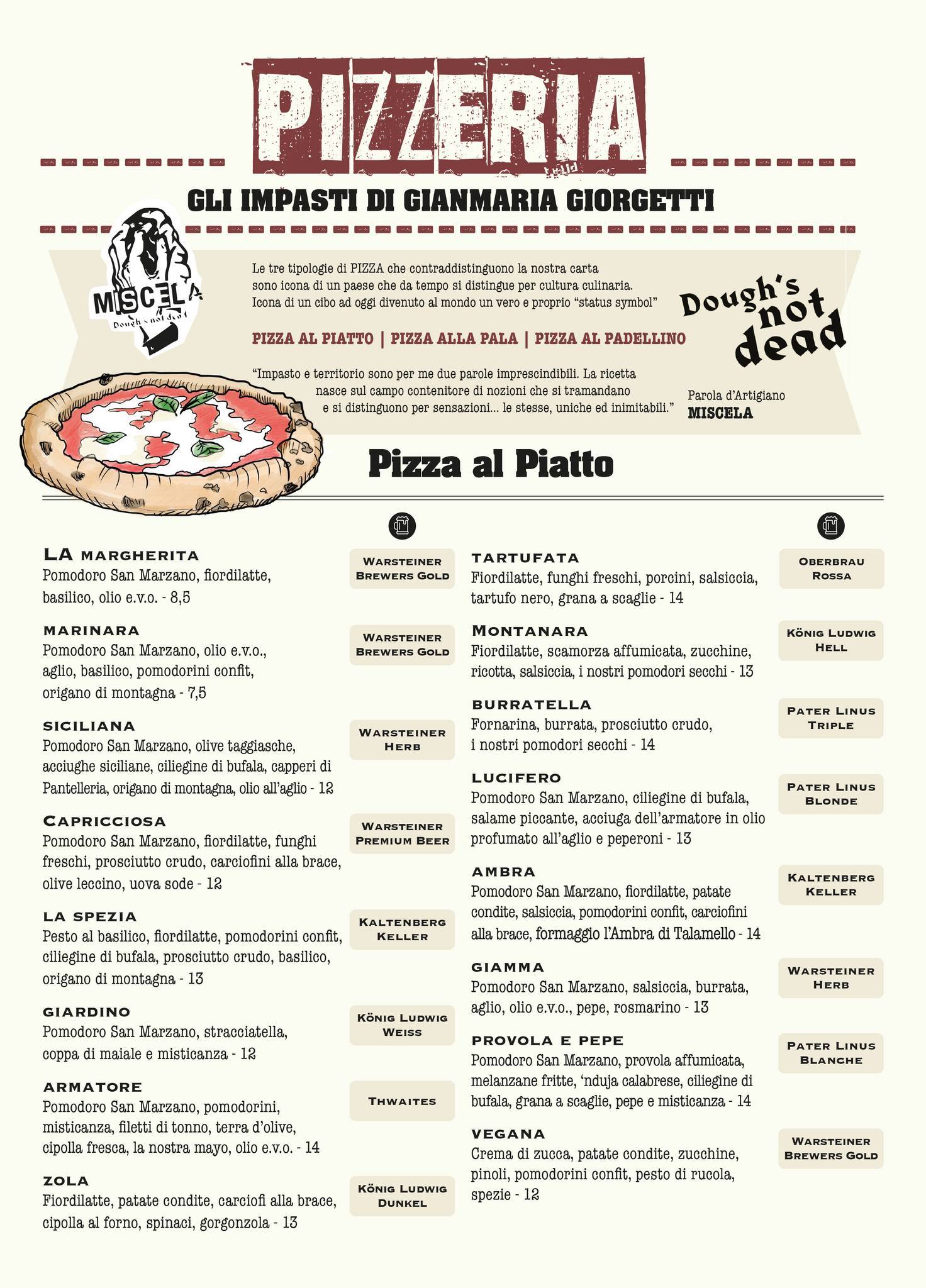 Menu di Fermata Est 