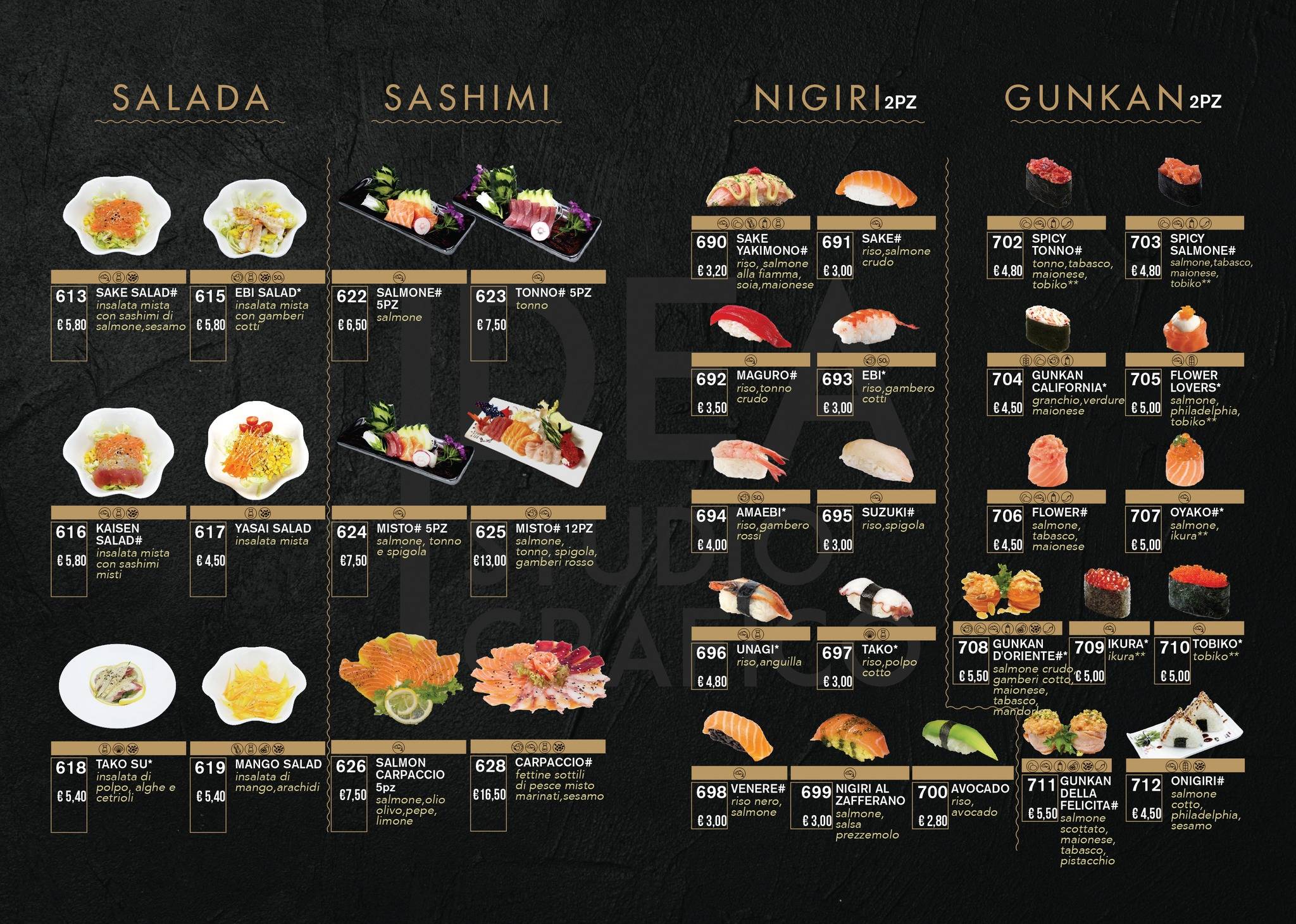 Menu di Ristorante Città delle Meraviglie 