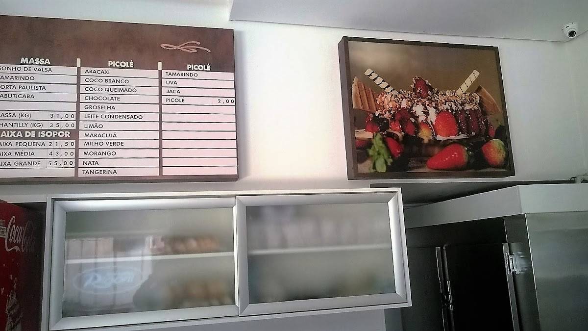 Sorvetes Rigoni cardápio