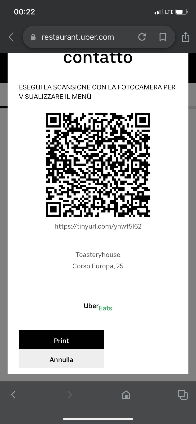 Menu di Toastery House 