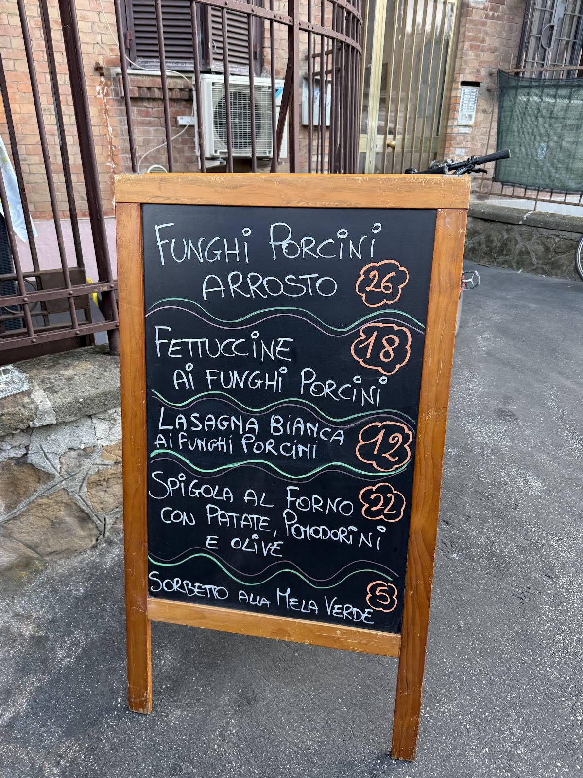 Menu di Al Callarello 