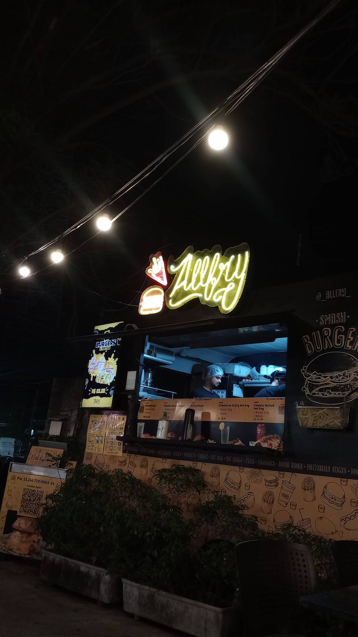 Allfry cardápio