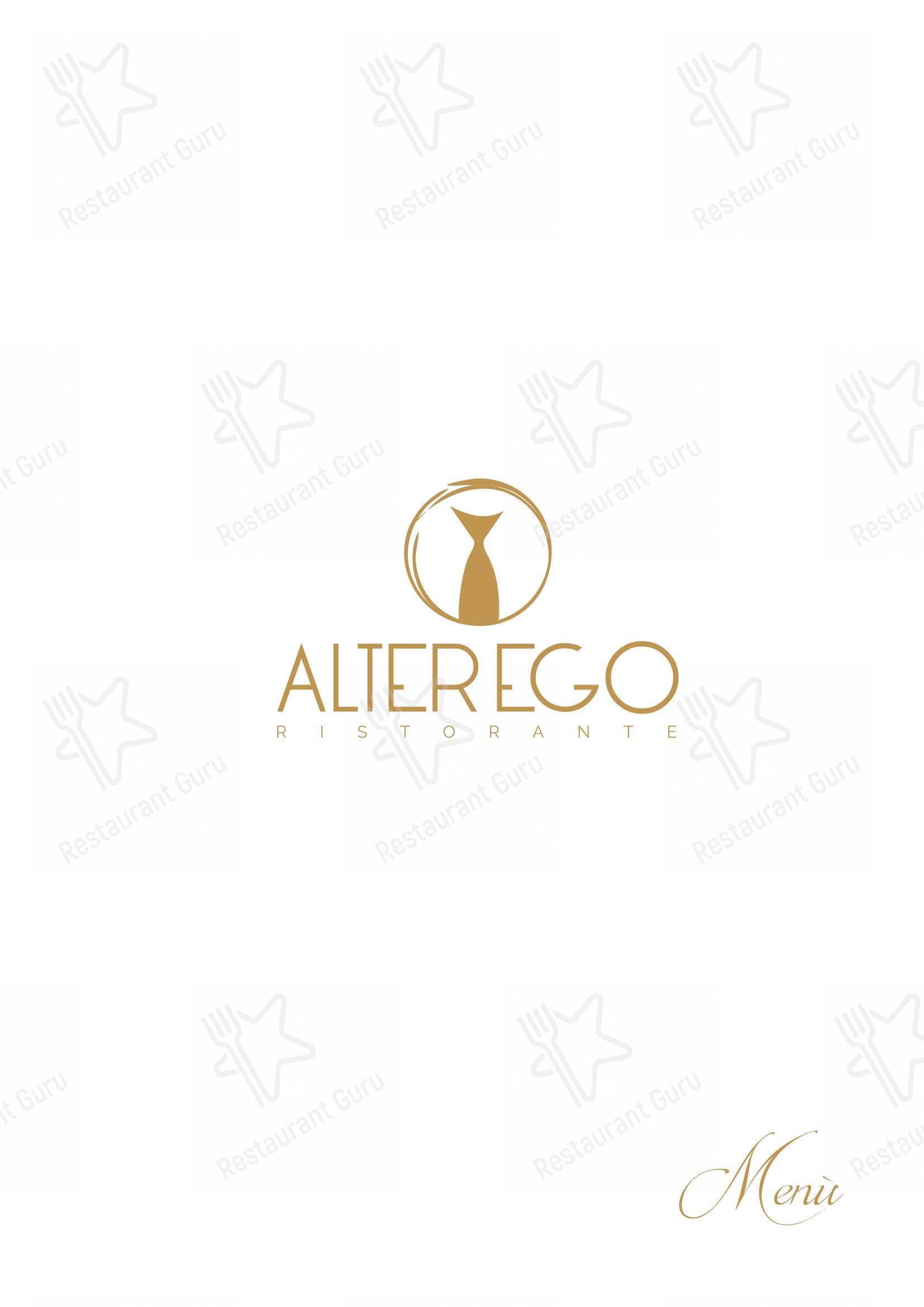 Alterego Comfort Food in Altamura - Menu