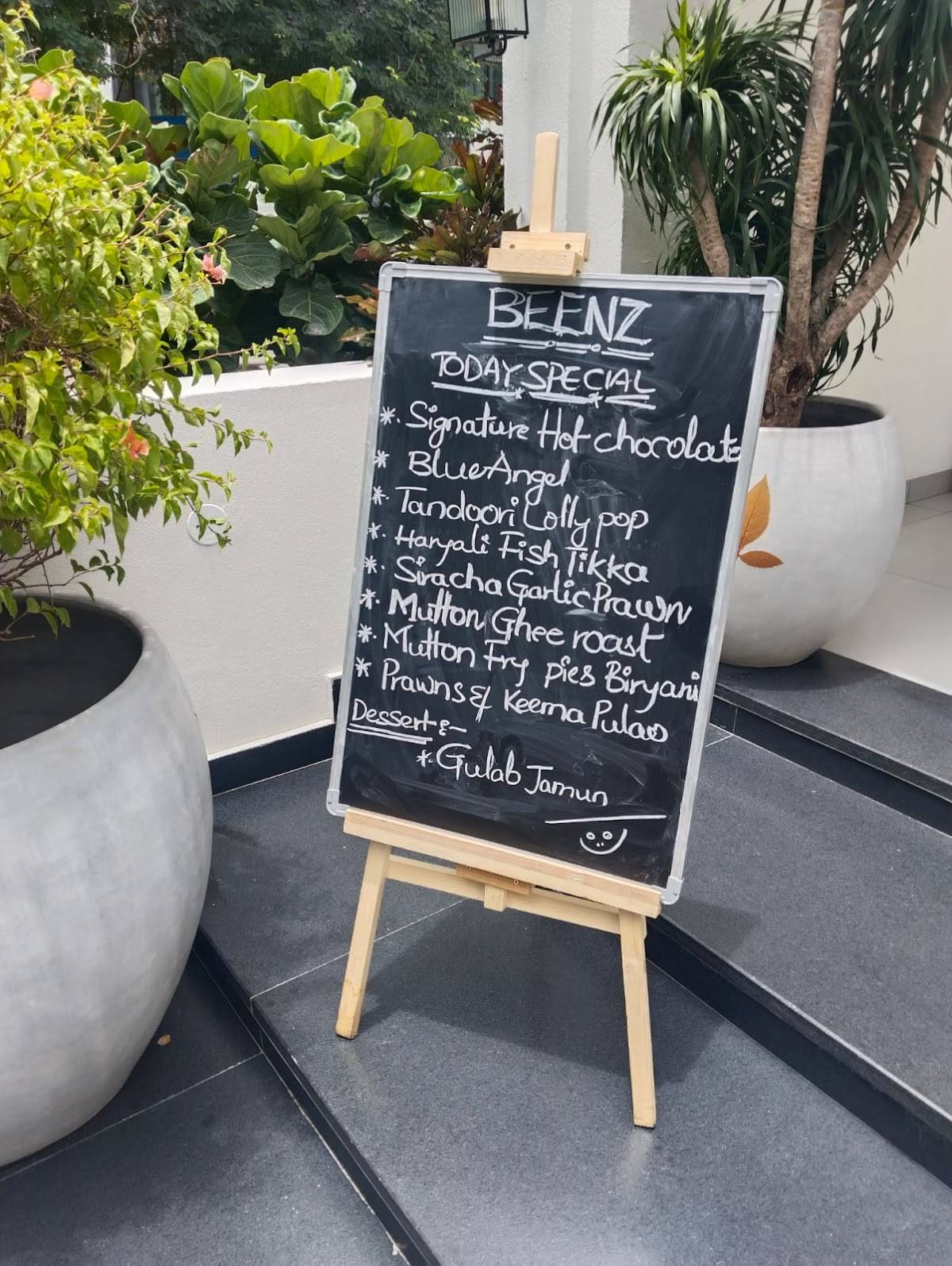 Beenz Authentic Diner menu