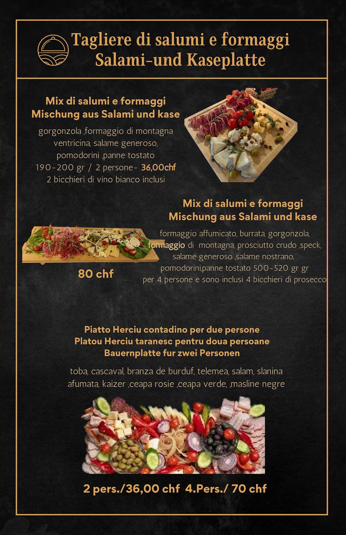 Menu di Grotto Laura 