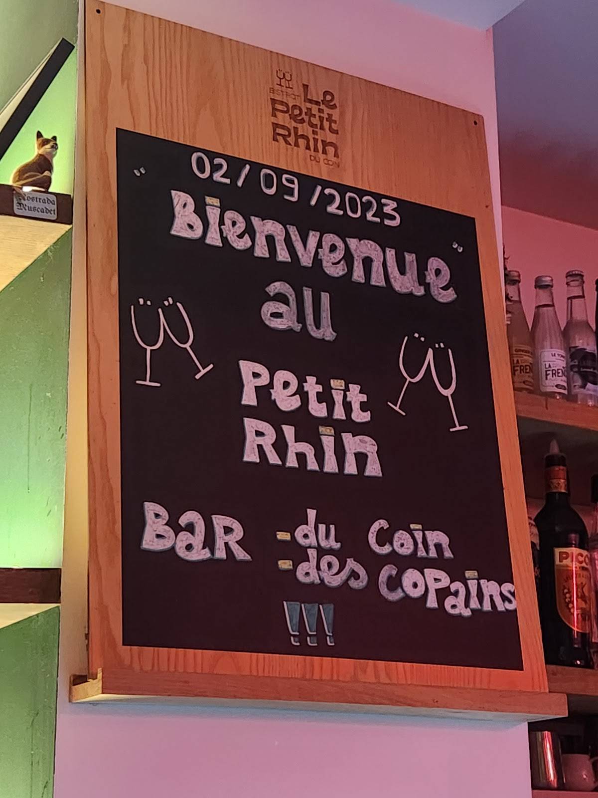 Menu de Le Petit Rhin
