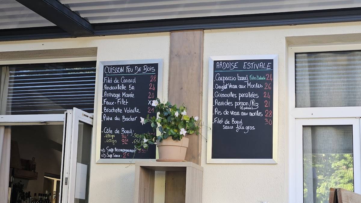 Menu de Le Ménestrel