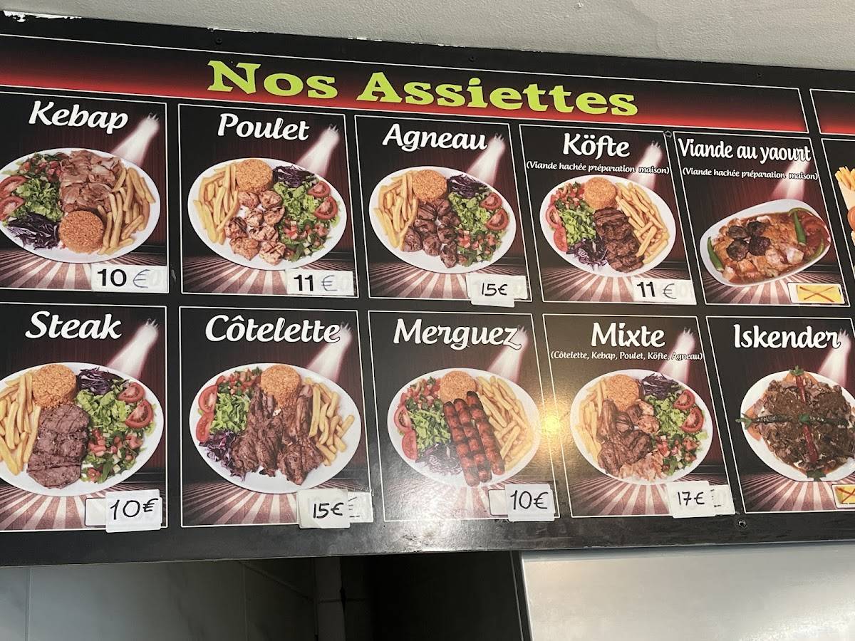 Menu de RESTAURANT MIRA