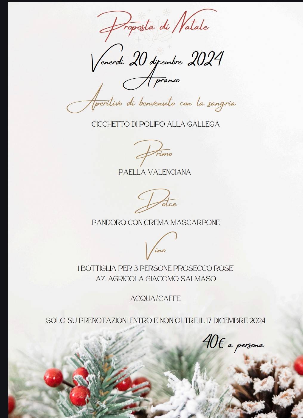 Menu di SCALO48 RISTORANTE 