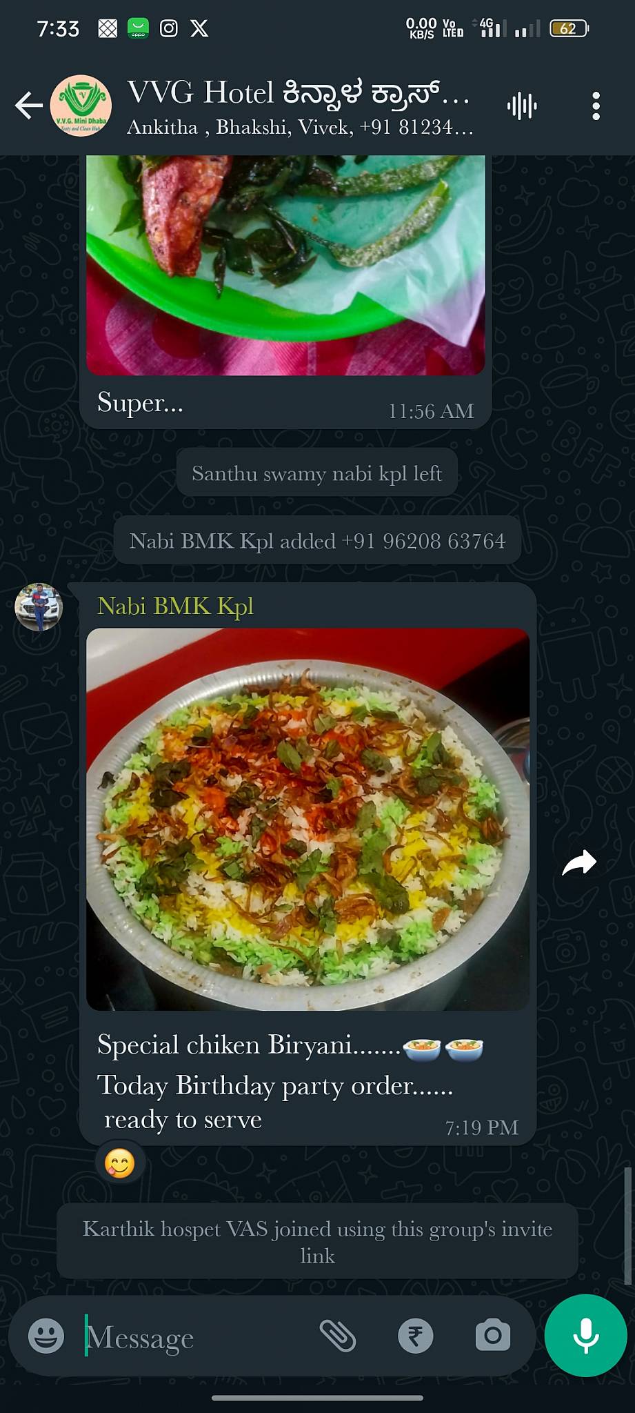 Savee Ruchi Family Restaurant menu