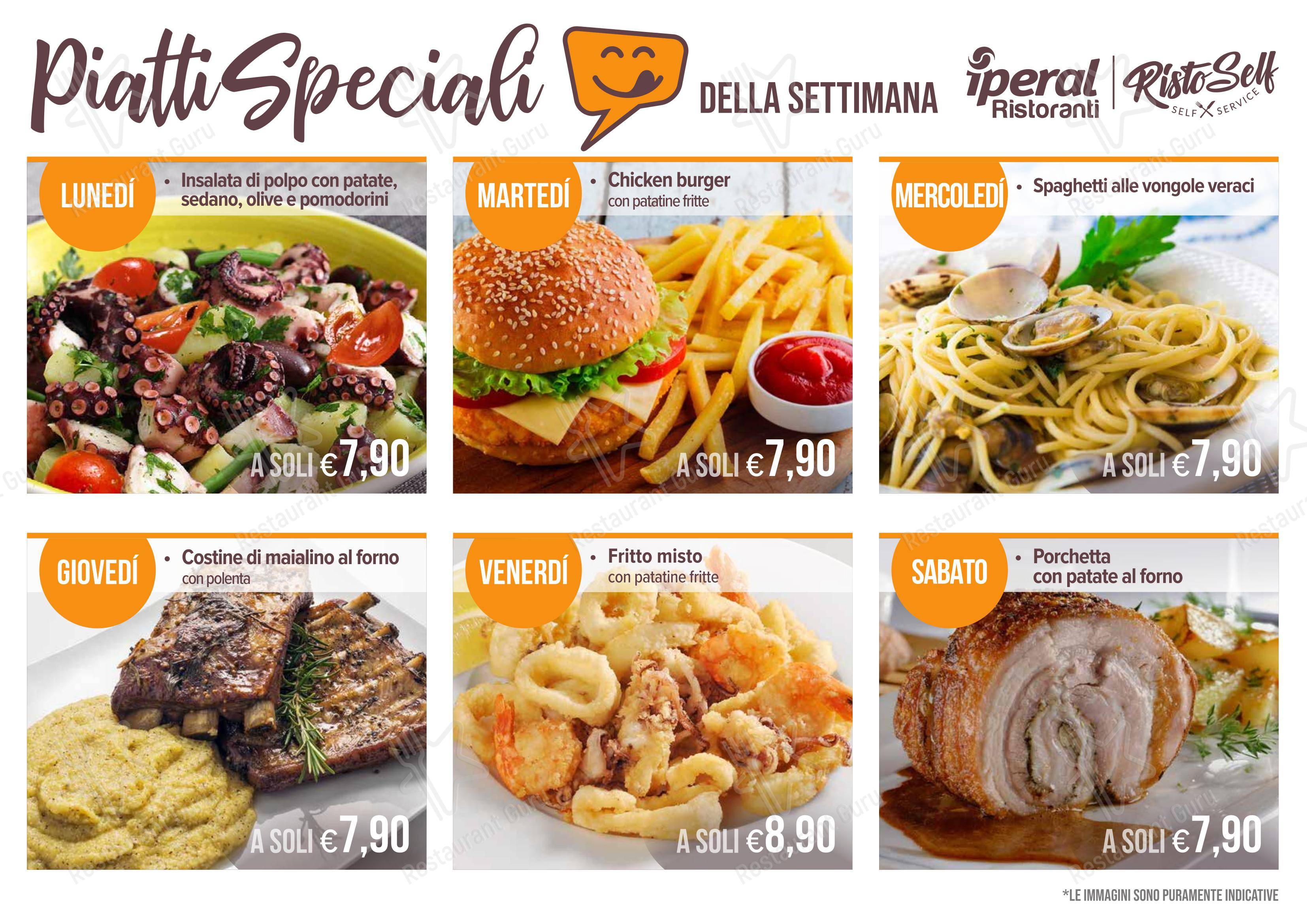 Коктейльная карта per Iperal RistoBar - Fuentes caffè bar