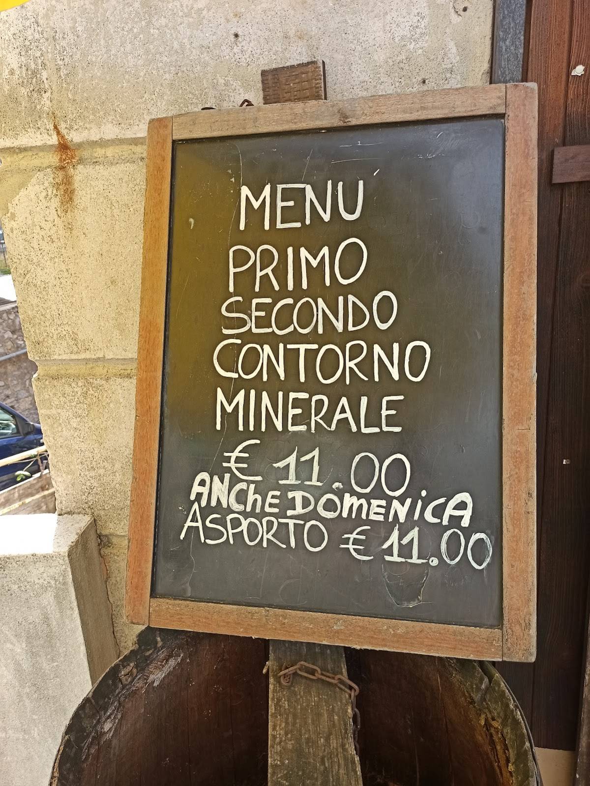 Menu di A Volte Ritornano Ristorante Genova 