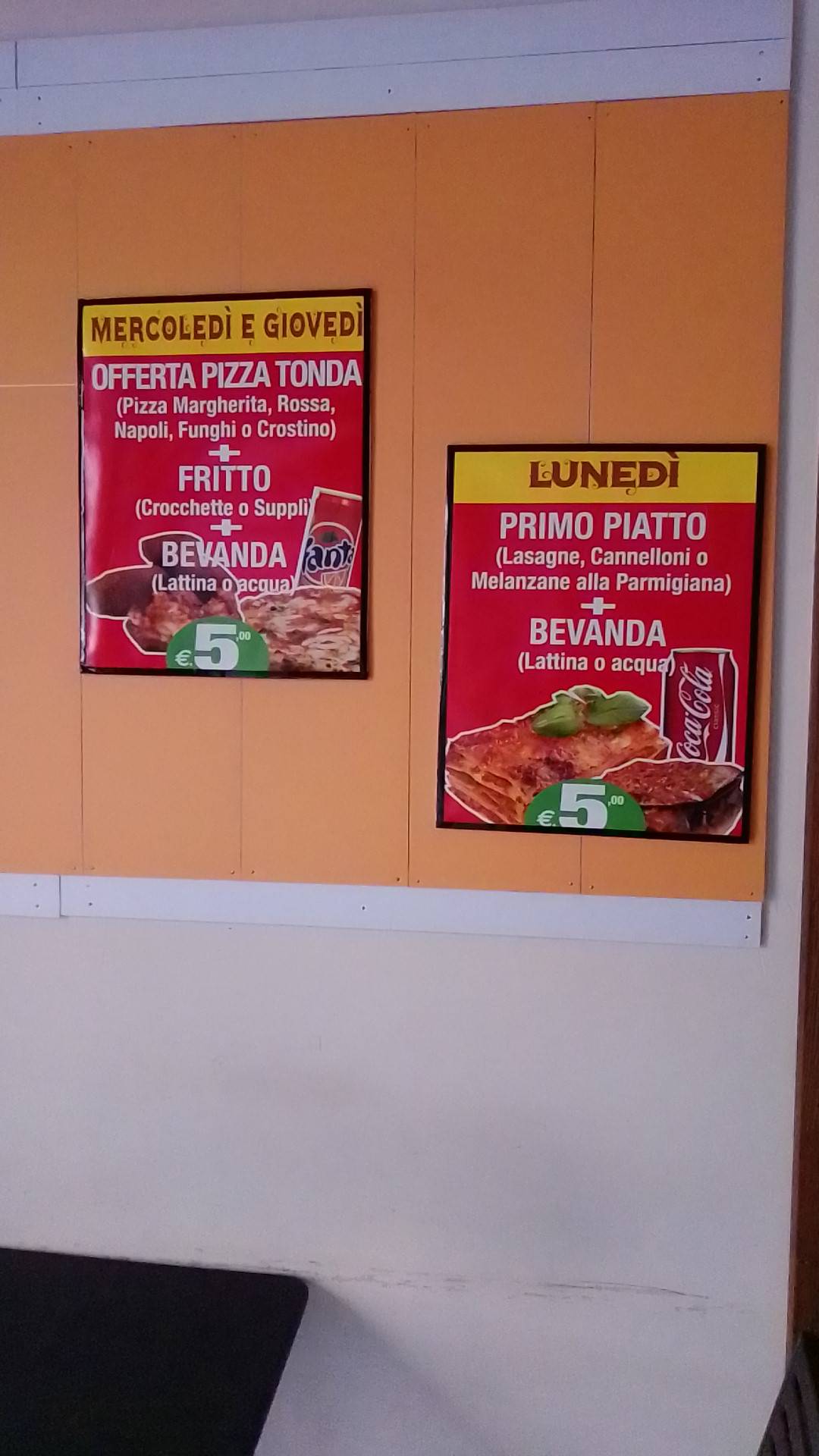 Menu di Farinando Roma 