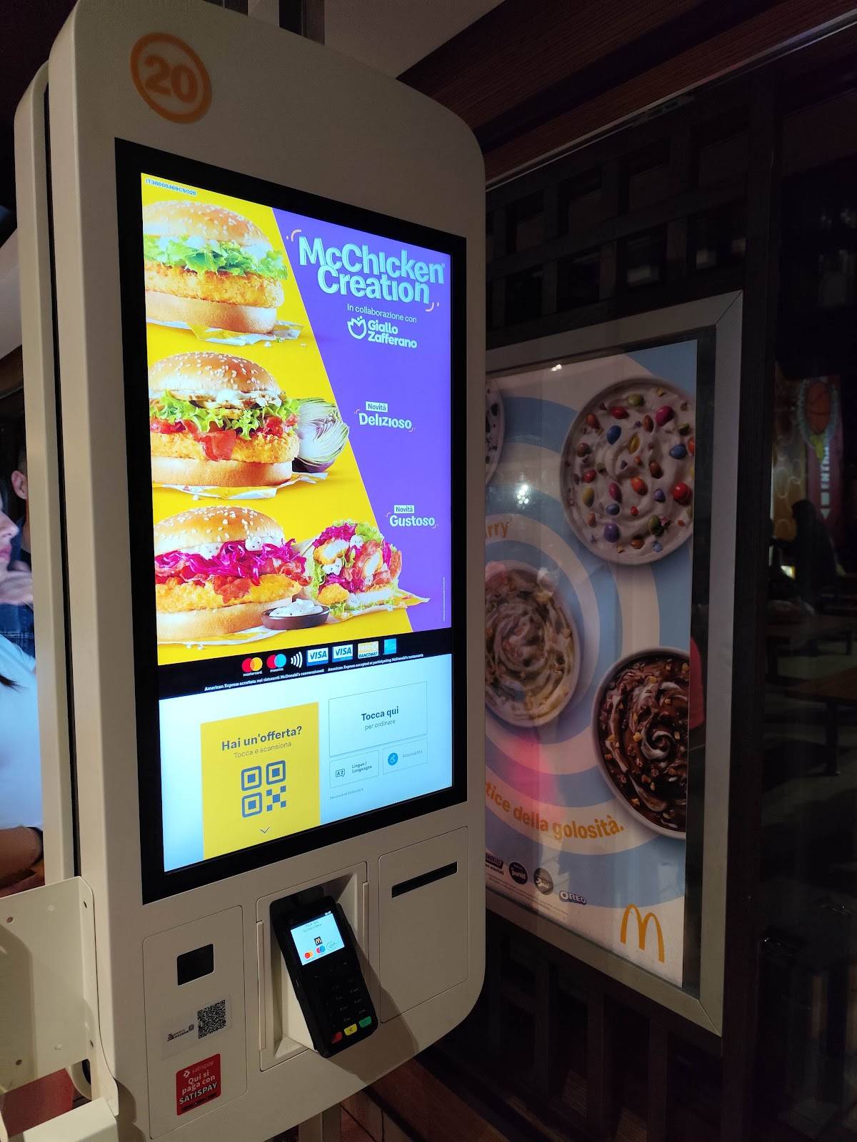 Menu di McDonald's Roma Nomentana 